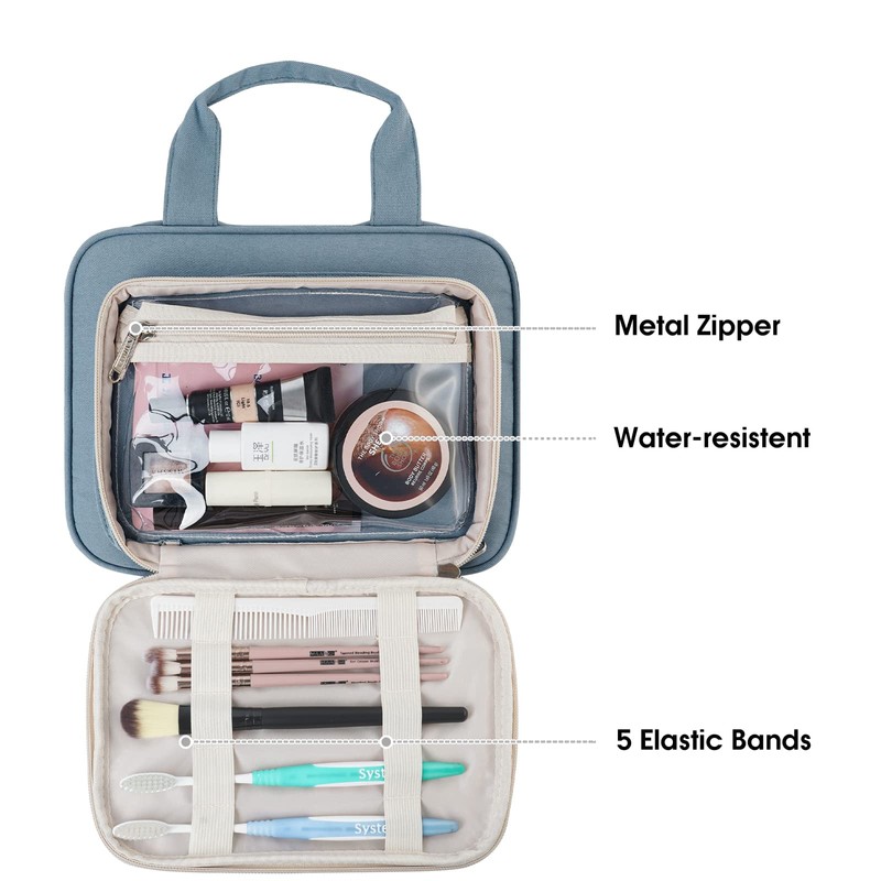 Full Size Toiletry Bag Large Makeup Bag Organizer Travel Cosmetic