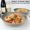 PYRMONT 65oz Wheat Straw Bowls-10 inches Large Salad Bowls Set