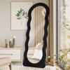 Anpark Full Length Mirror 63"x24" Irregular Wavy Full Body Mirror