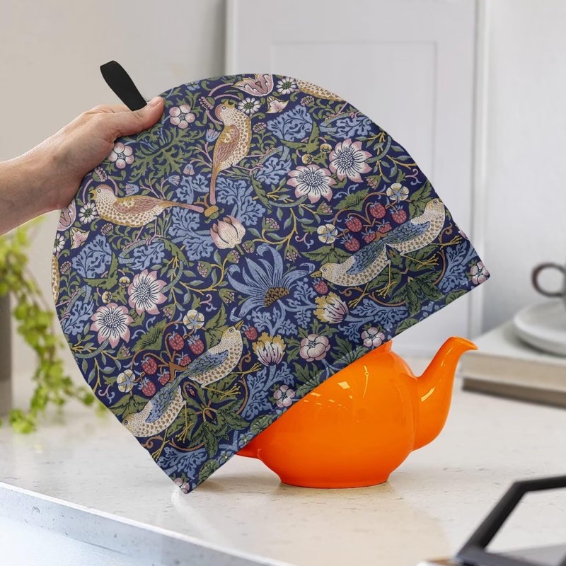 Drnuikhe Tea Cozy for Teapots with Handle, William Morris Pattern