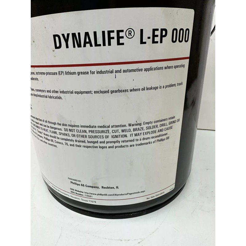 Phillips 66 Dynalife L-EP 000, 35 lb pail