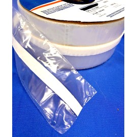 Autobag 4"x7"  Clear Standard Duty Tear-Off Bags w/Adhesive Strip - Roll of 850