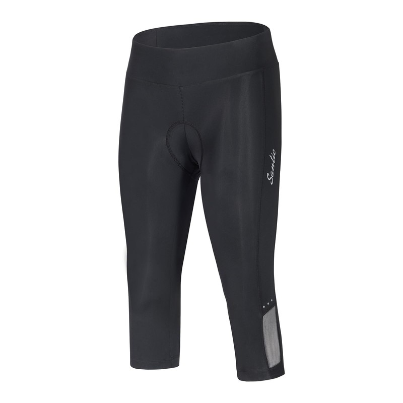 Santic Women's Cycling Pants High Waist 4D Padded Cycling Capris