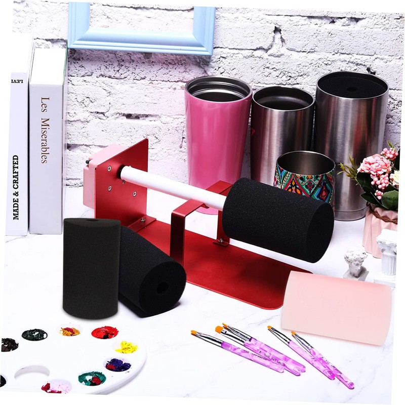 Gadpiparty 6pcs Cylindrical Sponge Inserts for Cup Turner Durable Stable