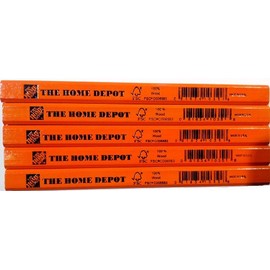 Home Depot Carpenter Pencil - 5 Pack