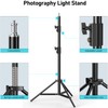 YiJYi Photography Light Stand, 110"/9.2ft/280cm Portable Reverse Folding Tripod with
