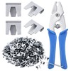 300 Pieces Wire Cage Clips with 1 Piece Wire Cage