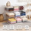 Large Clear Stackable Storage Drawers, 1 Pack Acrylic Organizer Bins
