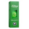 Titleist Velocity Golf Ball, Pack of 12, Green, Numbers 1-4