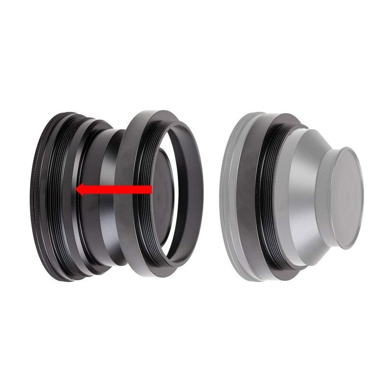 Cloudray F-theta Lens Adjust Mount Male Thread Height 34mm for