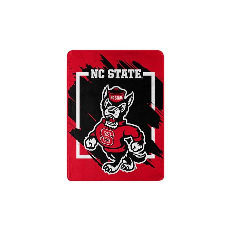 NORTHWEST North Carolina State Wolfpack Blanket 46x60 Dimensional Design Micro