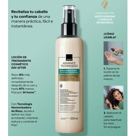 Loción capilar de Avon Advance Techniques mas rizos 200ml