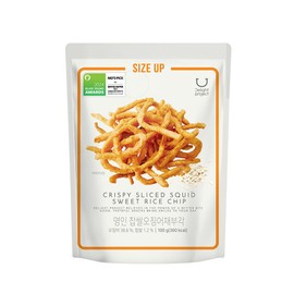 Delight Project Master Glutinous Squid Scallop 100G 1ea / 딜라이트 프로젝트 명인 찹쌀오징어채부각 100G 1개