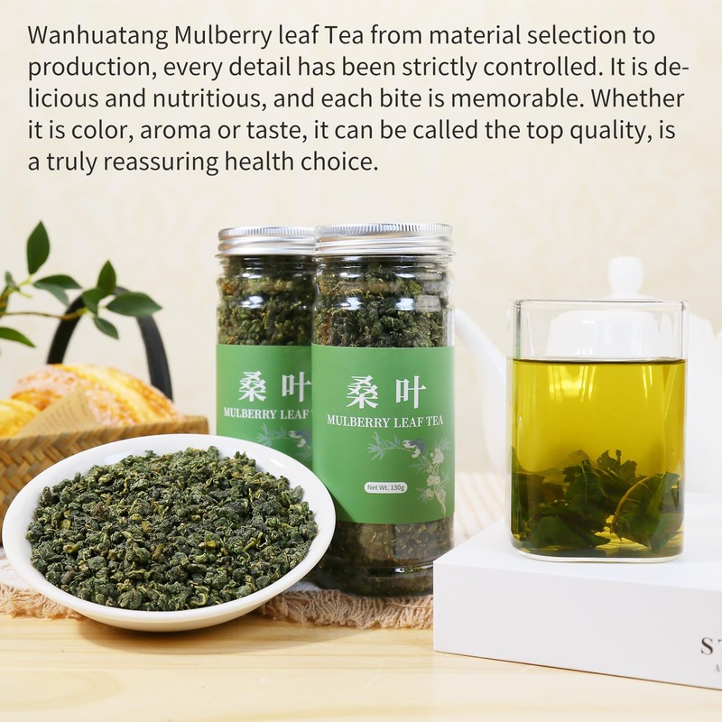 Wanhua Hall Mulberry Leaf Tea Mulberry Tea Loose Leaf 9.17oz/260g