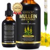 Mullein Leaf Extract for Lungs, 60ml Mullein Leaf Liquid Drops,Natural