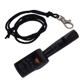 ACME Combination Whistle No. 642 | Trill and Whistle in One Pipe | Includes Whistle Band for Hanging (No. 211.5 + No. 560)