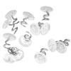 50 Pack Twist Pins with Clear Heads, Bedskirt Pins for