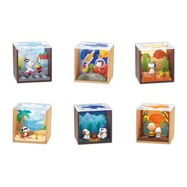 Re-Ment - Figurine Snoopy - Scenery Box Boite De 6pcs - 4521121251196