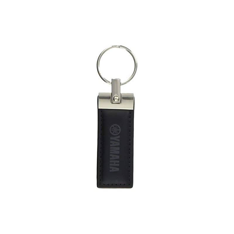 Yamaha 90792-K0000 Key Chain YAK14 Black Leather Key Chain