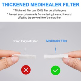 52PCS CPAP Filters Compatible with ResMed Airsense 11, Standard Filters for AirSense 11, Premium Disposable Filter, Medihealer Replacement Filters Supplies