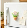 1 Pc Bling Beads Plants Refrigerator Magnets Potte, Cute Handcrafted