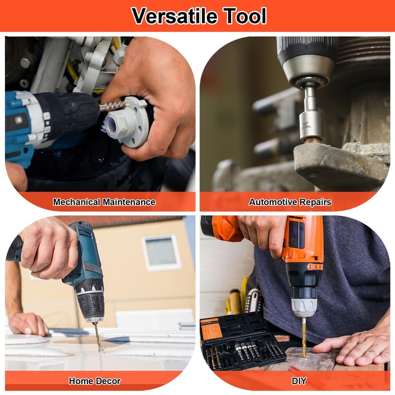 THINKWORK 16pcs Screw Extractor, Spiral Bolt Extractor Kit, Easy Out