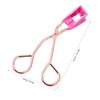 TOVINANNA Eyelash Curler Eyelash Clip Rose Handle Deep Pink Professional