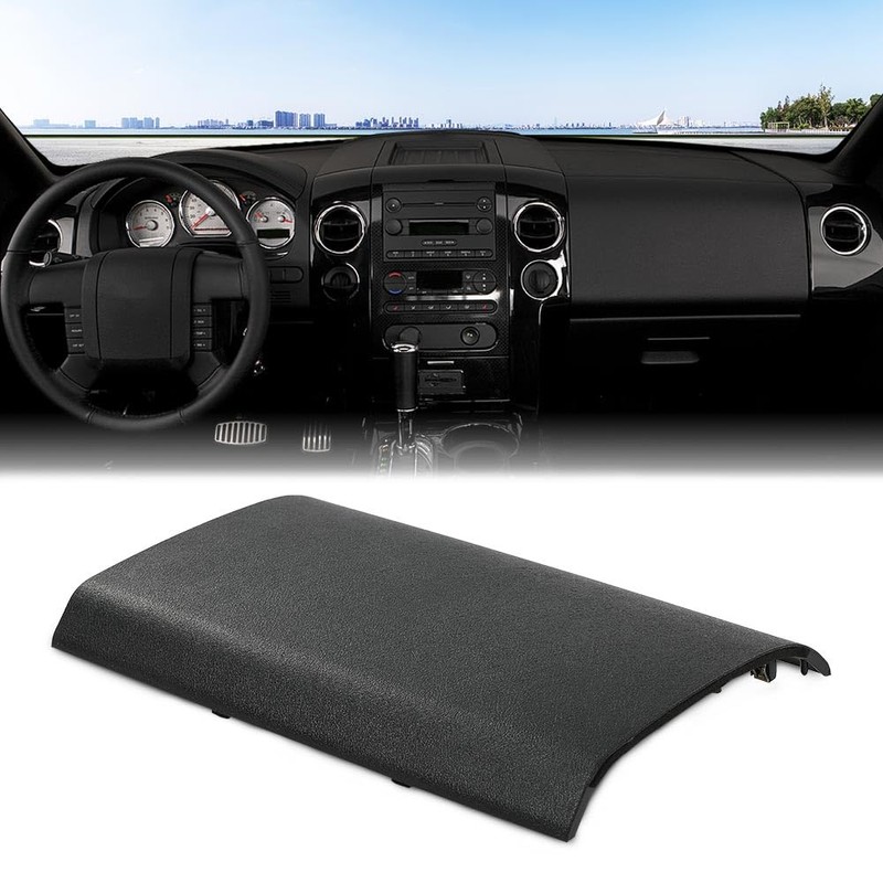 DOTCOM Dash Bezel Panel Passenger Cover Upper Glove Box BLACK