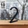 HASWARE 5 Inch (12 cm) Floating House Numeral: Modern Door