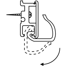 Best Picture Rail Wire Hanger CF-2 (Pack of 2) N-828