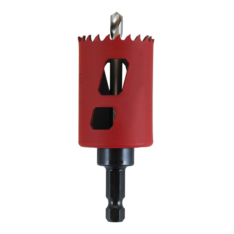 "MK Morse MHSA19C Hole Saw with Attached Arbor, 1-3/16"" Diameter",