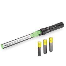 OEMTOOLS 24696 Pivoting LED Work Light, 300LM Magnetic Work Light, 4 Light Modes, 180° Pivot Mechanic Light, Magnetic Light Base, Magnetic LED Light Batteries Included