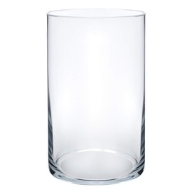 Royal Imports - Jarrón de vidrio decorativo cilíndrico transparente, 6 pulgadas de alto, 3.5 pulgadas de ancho, para hogar o boda