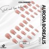 COLORBIRD Nail Tips, Short, 24 Pieces, Pink, Nail Tips, Cute,