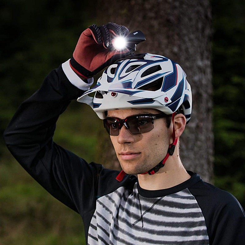 SIGMA SPORT Unisex – Erwachsene Led-helmlampe-2022044905 LED-Helmlampe, Schwarz, Einheitsgröße