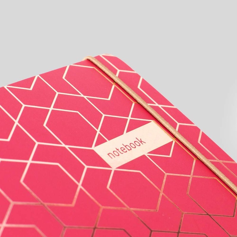 Matilda Myres Notebook - A5 Lined - Berry & Rose