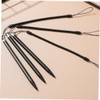 TEHAUX 4pcs Touchscreen Stylus Pen with Spring Lanyard for Secure