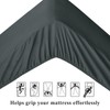 Aisbo King Size Fitted Sheet Dark Grey - Extra Deep