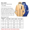 Arasiyama Men's Lightweight Waterproof Rain Jacket Windproof Raincoat with Hood