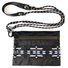 TRIUMPHAL Men's Women's Neck Pouch, Smartphone Pouch, Shoulder Bag, Native Pattern, b