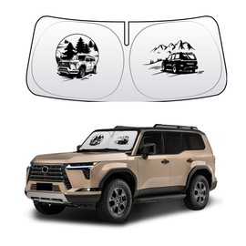 for GX550 2024-present Windshield Sun Shade Car Front Window Covers Sun Visor Protector Foldable Blocks UV Rays Sunshade Shield for GX 550 Accessories (GX550 Grand Teton)
