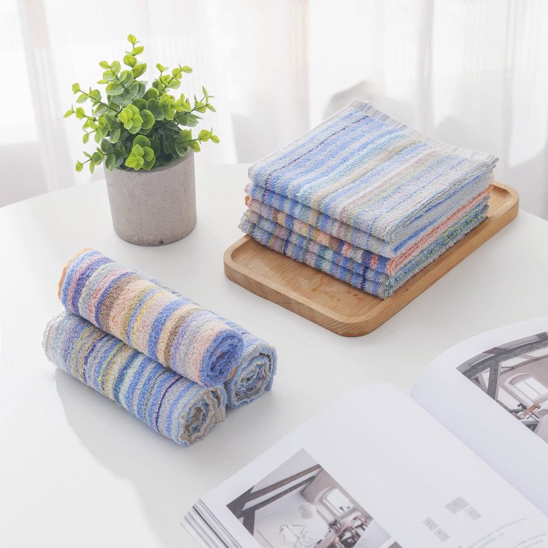 Oeleky Kitchen Dishcloths for Washing Dishes, Ultra Absorbent Dish Rags,