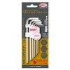 Eight TMS7 Hex Spanner Tapered Head Semi-Long Set