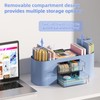 Marbrasse Desk Organiser with 3 Drawers,Multi-Functional Pen Holder,Desk Tidy and