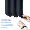 Shampoo Conditioner Dispenser - 3 Chamber 420ml x 3 Shower