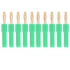 10Pcs Banana Plug 4.0mm Male to 2mm Female Connector 30V