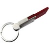Ford Mustang 45th Ann. Red Leather Car Fob Key Chain