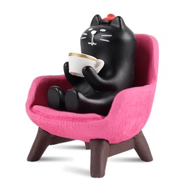 PAJH Miniature Cat Figurines Mini Cat Figurines Resin Cat for Office Cat Gift for Cat Lovers