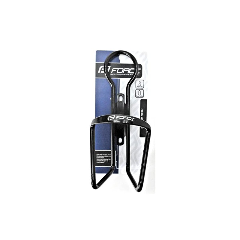 Force 80320 Bicycle Bottle Cage, PET Aluminum, Black
