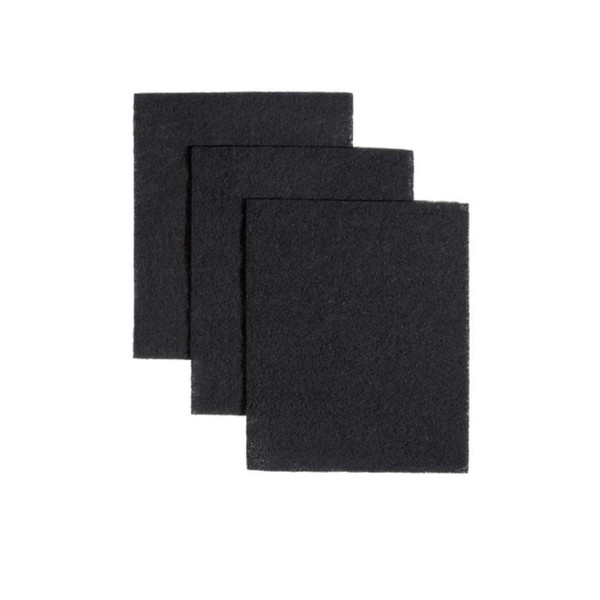 CFS COMPLETE FILTRATION SERVICES EST.2006 Compatible to BP58 Non-Ducted Charcoal Replacement Filter Pads for Range Hood, 7-3/4 by 10-1/2-Inch, 3-Pack
